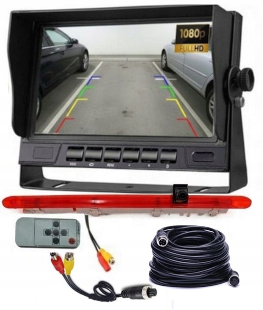 Monitor Cúvacej Kamera Mercedes Vito 2016+ Full Hd 1920x1080P Fisheye
