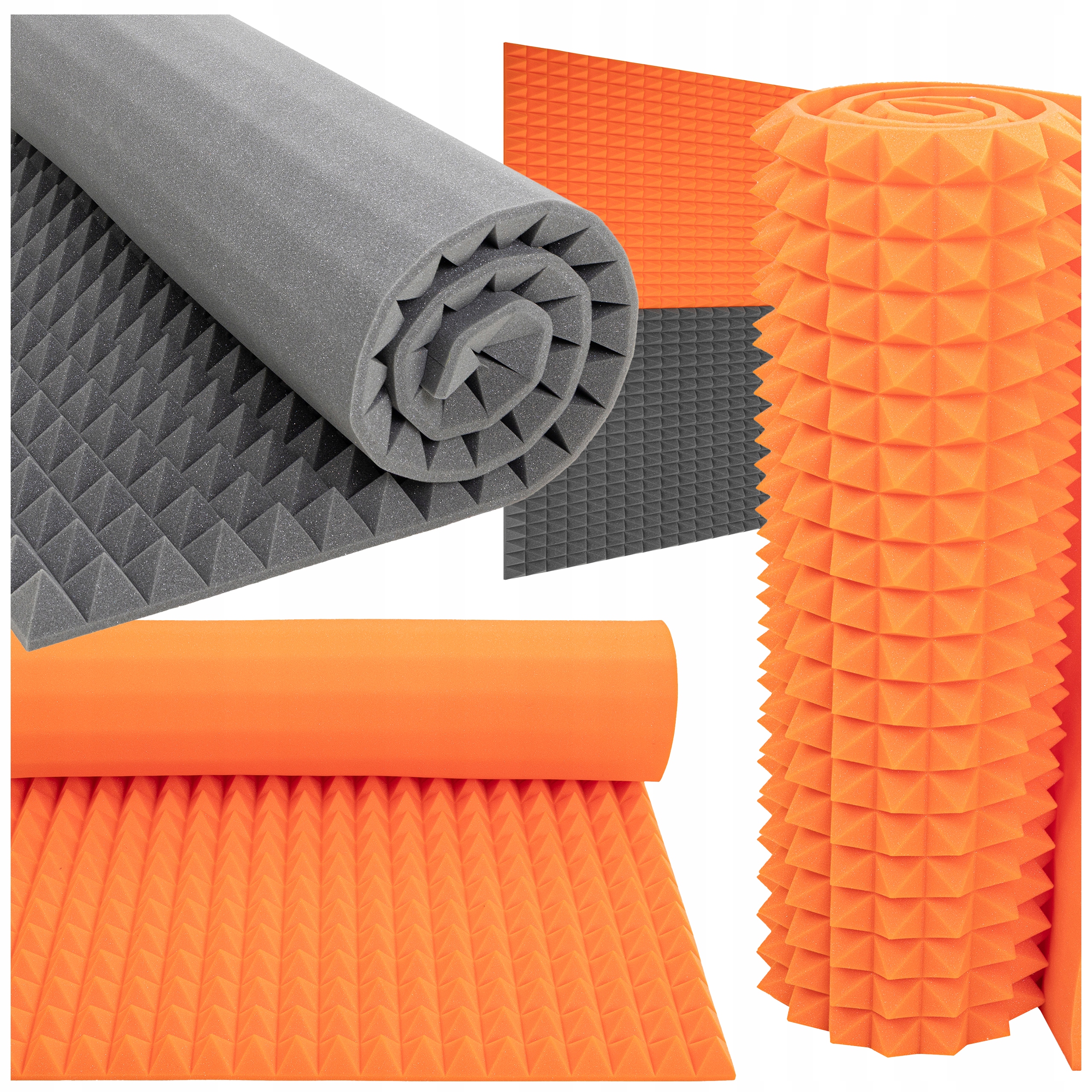 Akustické panely Piramida 5 cm 200 x 100 cm, dobrá akustika v pokoji streamera