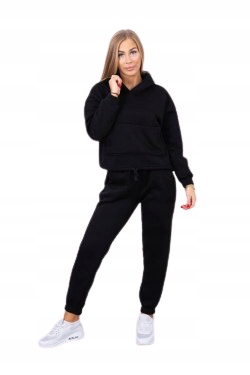 

Dres Damski Ocieplany Bluza Z Kapturem czarny