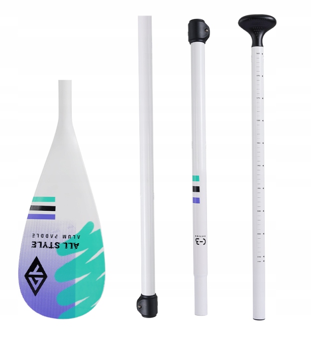 Wiosło 4-CZĘŚCI Pagaj Do Deski Sup Aluminium Aquatone Allstyle 160-190 cm