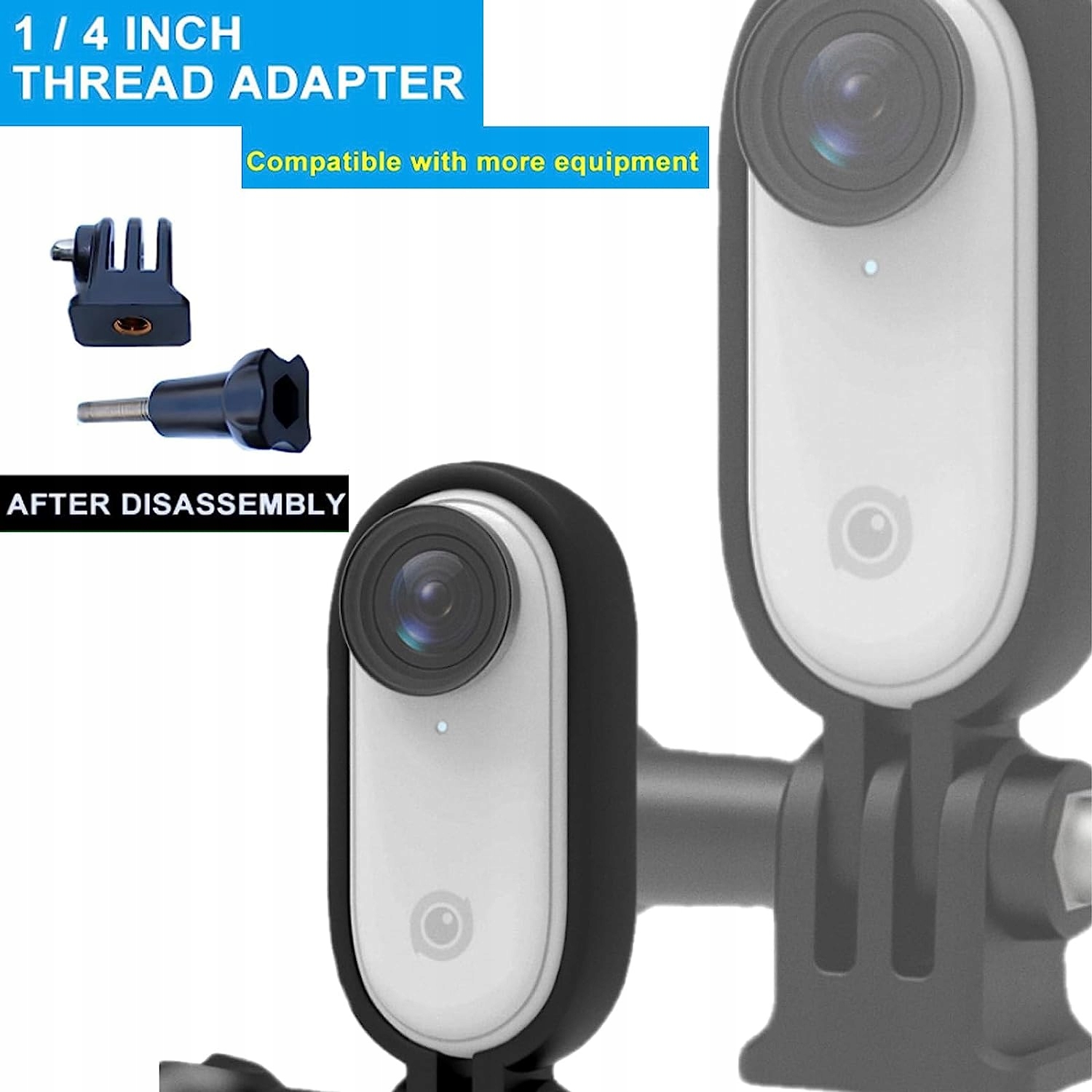 MOCOWANIE RAMY ADAPTER KAMERY+1/4" DO Insta360 GO2 Stan opakowania oryginalne