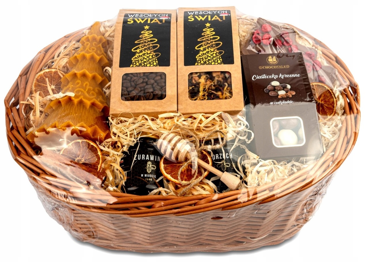 Levně Dárkový Koš vánoční dárek čaj káva