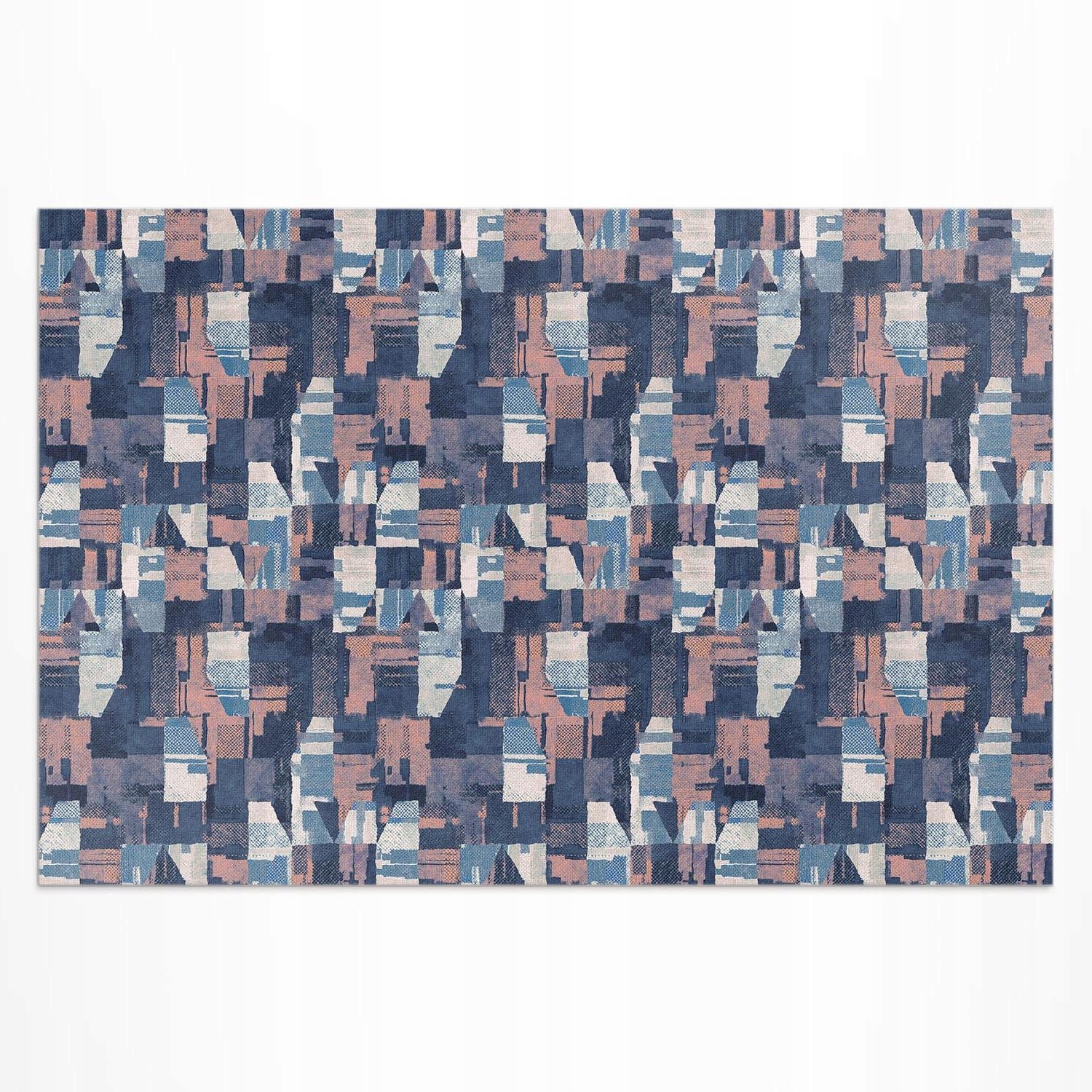 Vinylový koberec Terasa Abstraktná mozaika vo vintage retro štýle 140 x 210 cm