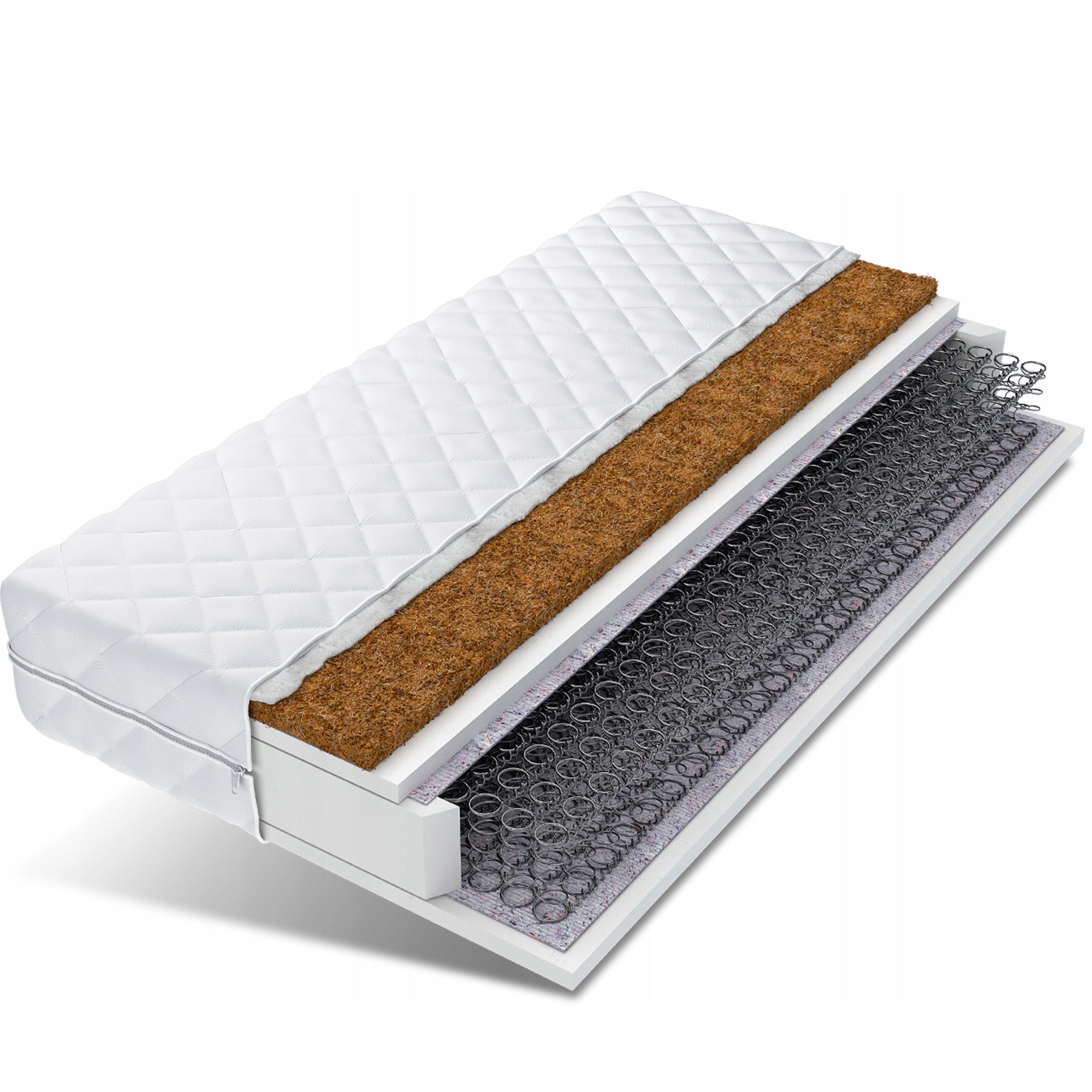 

Materac 180x80 bonell sprężyny kokos 15cm Explorer