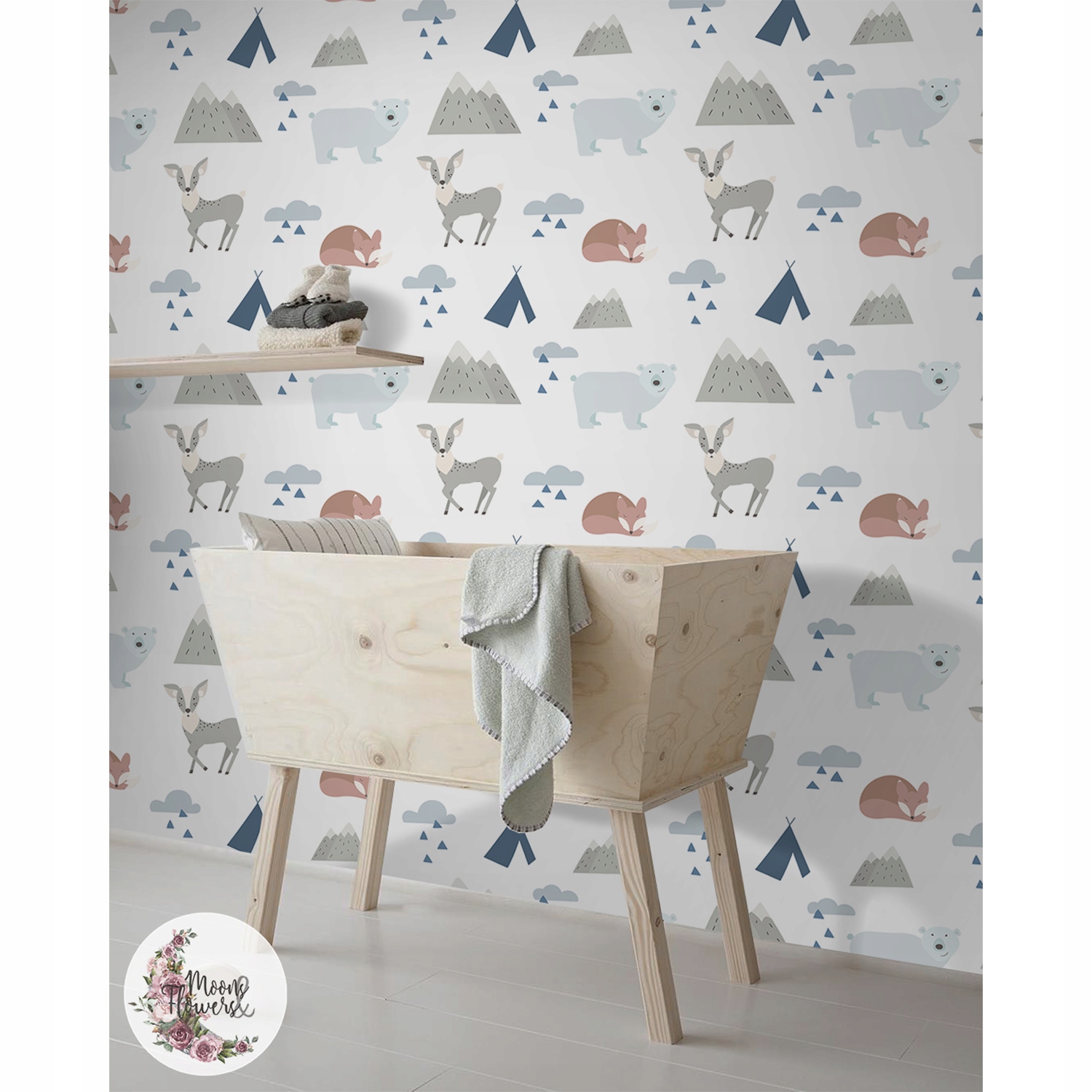 

Flizelinowa tapeta Zwierzęta leśne 208x146 + klej