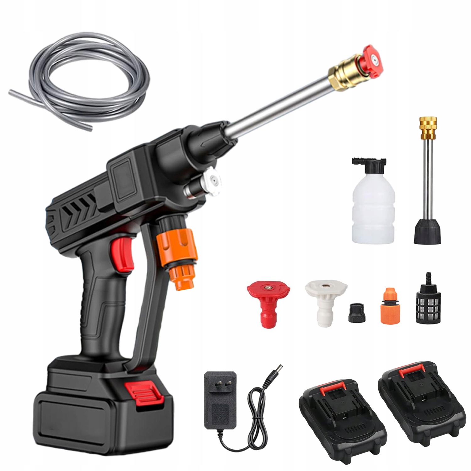 Přenosná Bezdrátová Vysokotlaká Mycí Pistole Do Auta