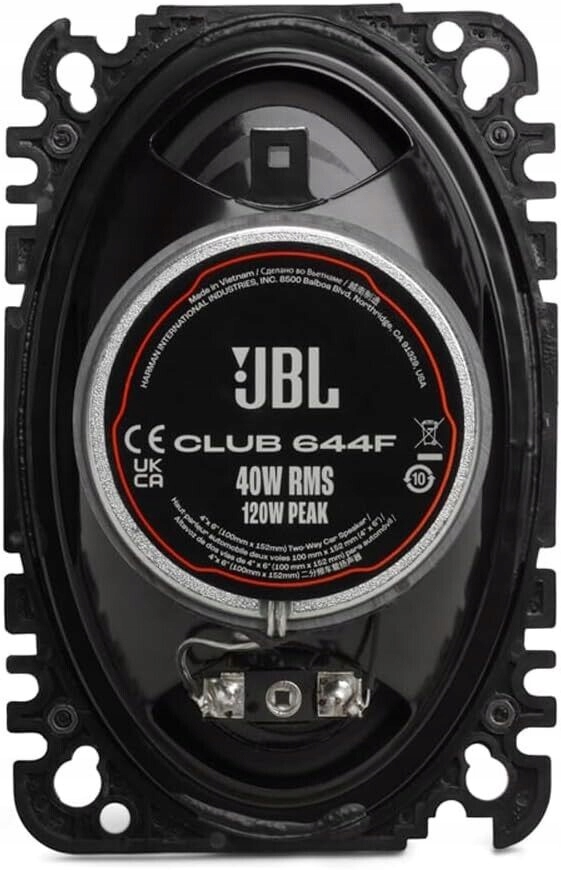 Jbl Club 644F Automobilové reproduktory 4x6'' 2pásmové Zelená hora
