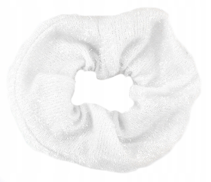 

Gumka Do Włosów Duża Owijka Scrunchies Biała