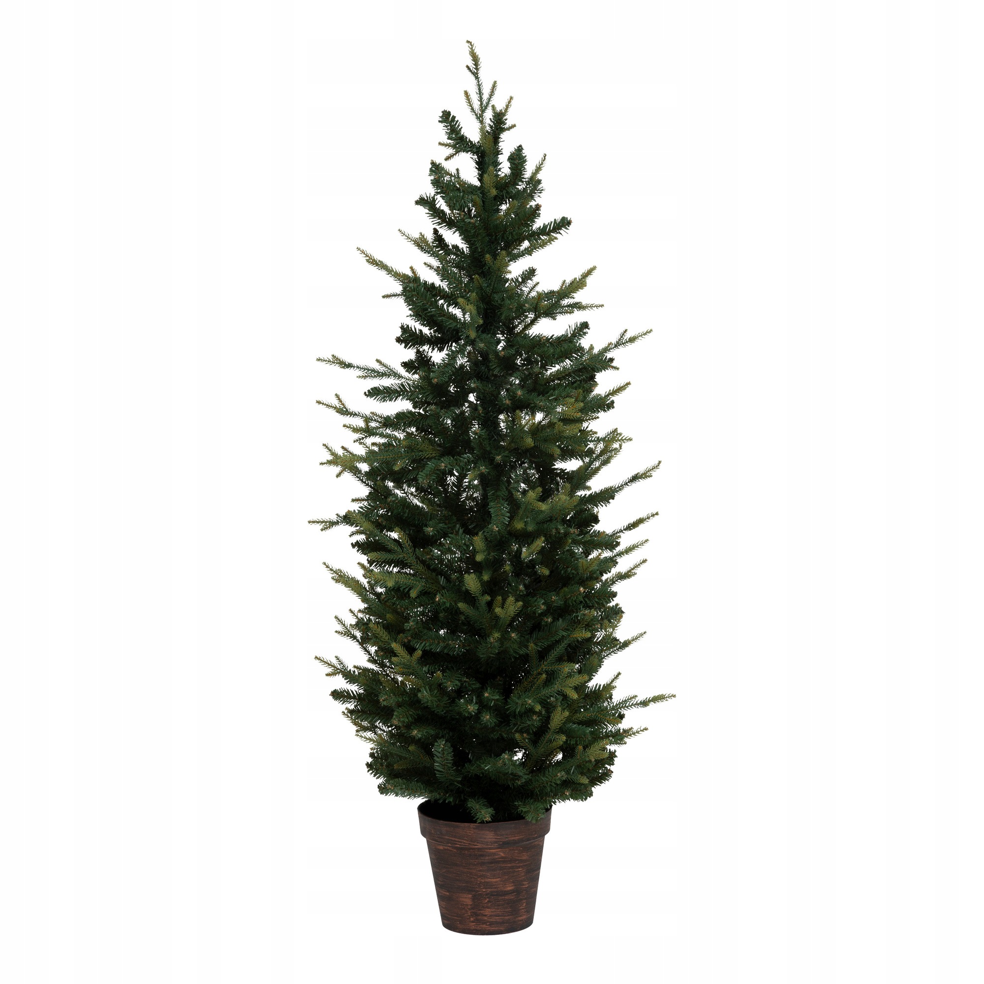Umělý vánoční stromeček v cementovém květináči, 150 cm