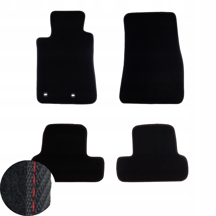 

Dywaniki samochodowe welurowe Premium kpl Pt, 4szt