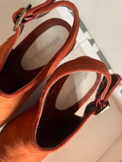JEFFREYCAMPBELL miedziane sandały KOTURNY 38 Rozmiar 38