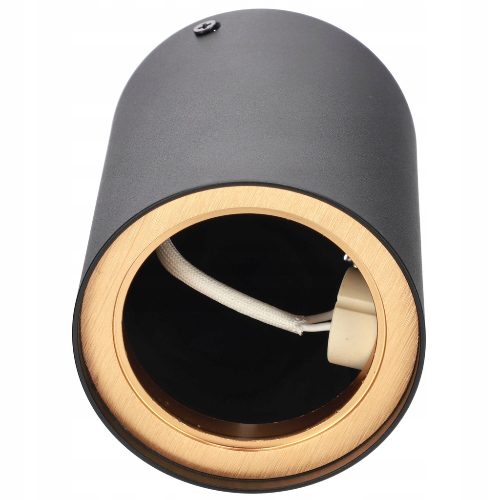 POVRCHOVÉ SVETLO, ROHOŽ, VALEC, POHYBLIVÁ LED TRUBKA, GU10, ČIERNY A ZLATÝ EDO Typ bodový