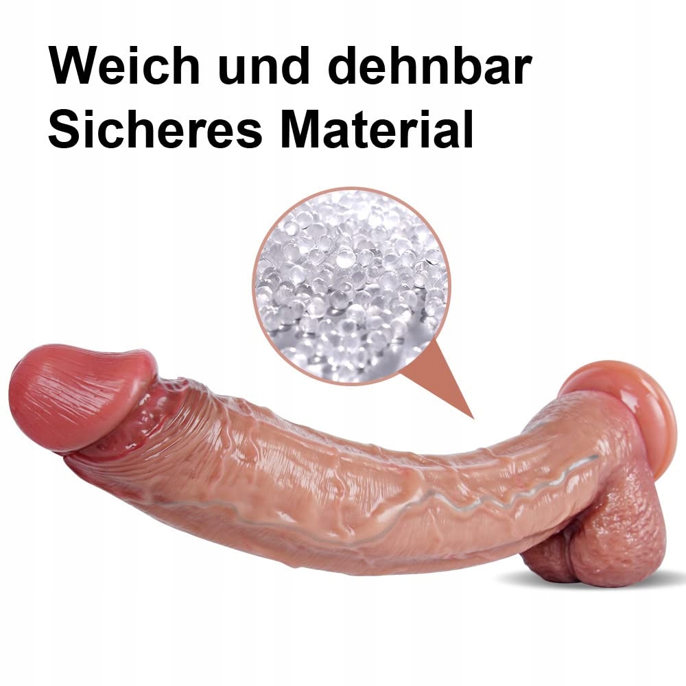 RIESE Tragiczny Dildo 32cm Pas Do Pegging Dla Par Zabawka Erotyczna — miniatura 8
