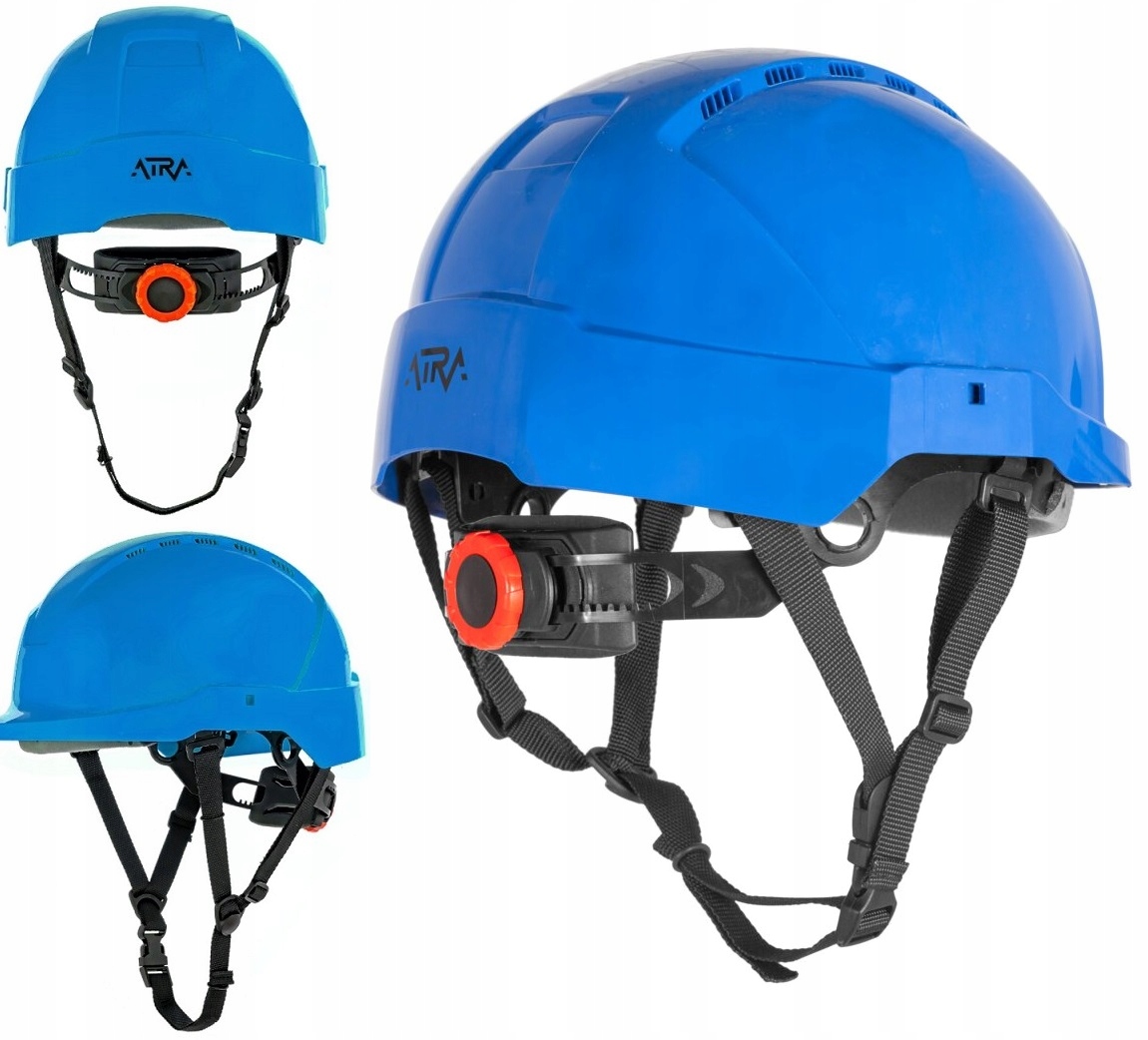 

Kask Roboczy z Paskiem Napotnik Protekt Atra 10V