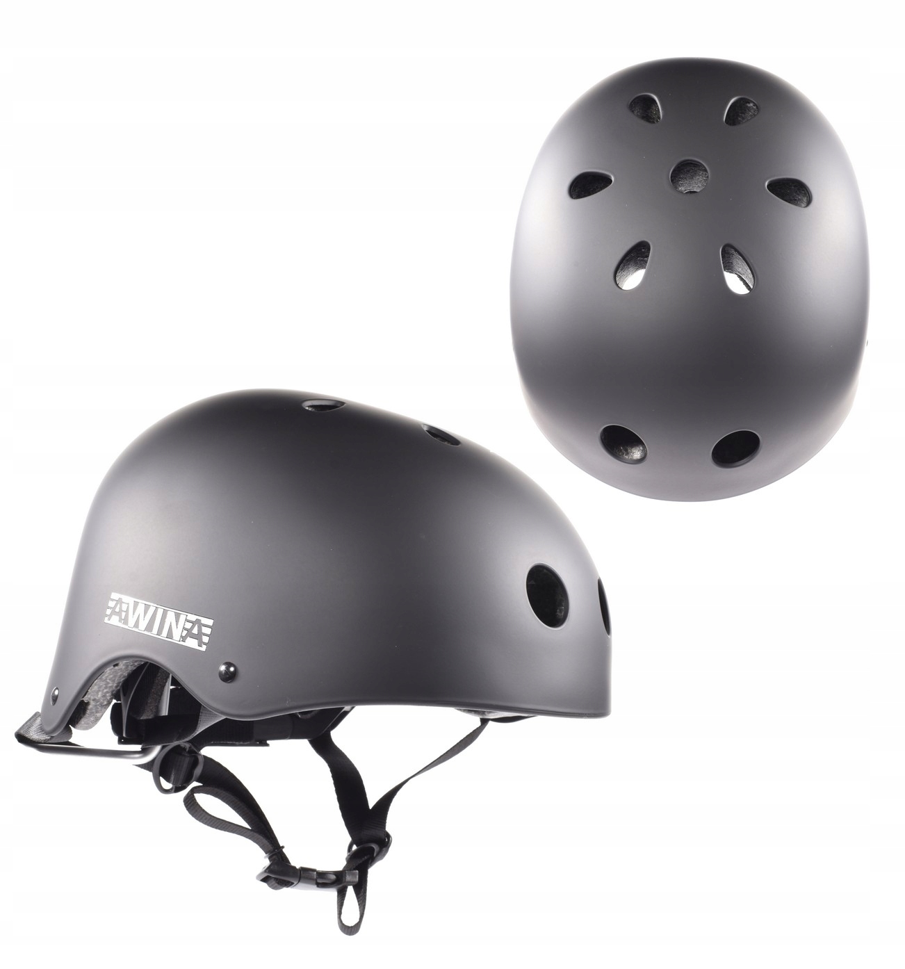 Kask rowerowy Awina Bmx M szary mat na rower