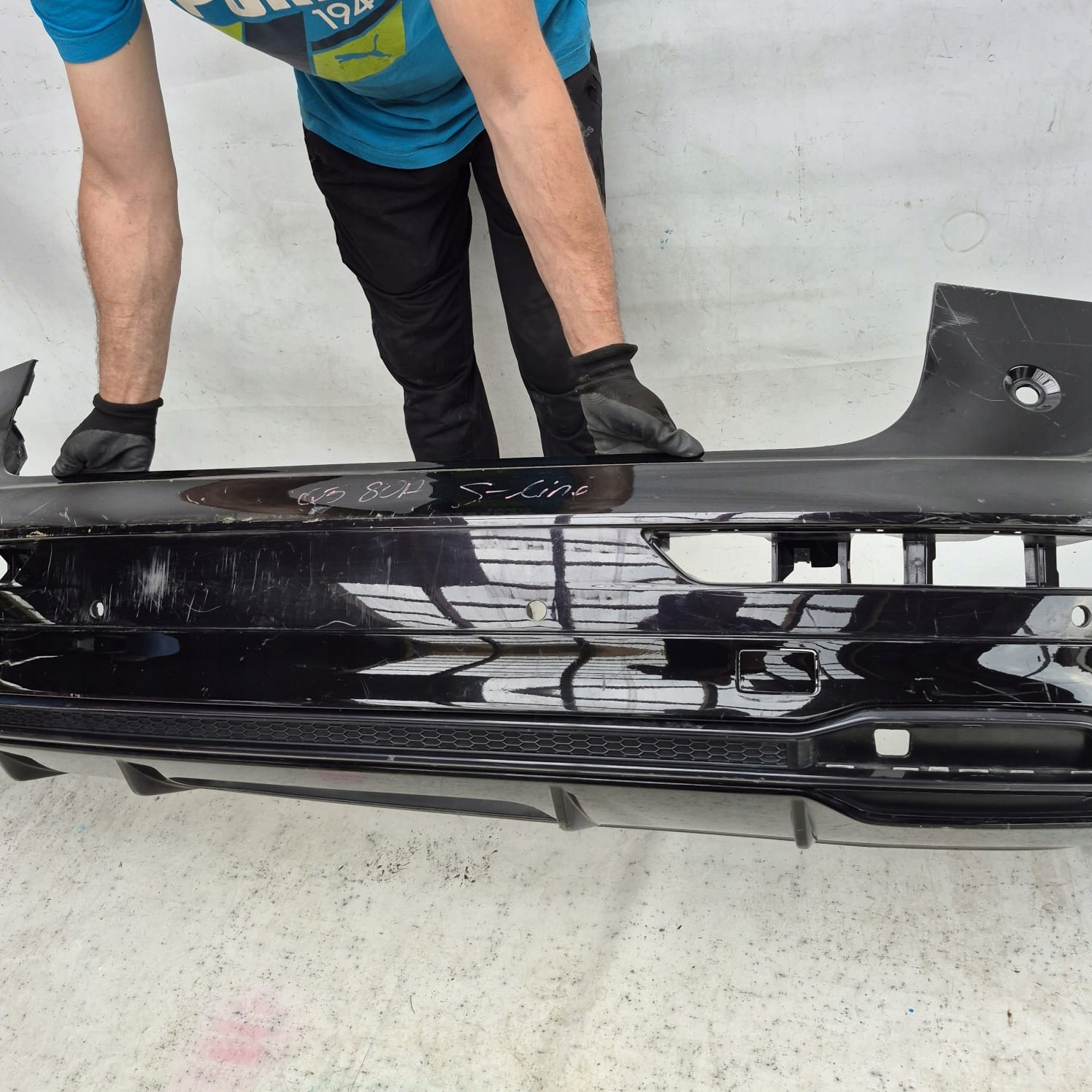 AUDI Q5 II 2 80A S-LINE 16-20 bumper rear part rear PDC