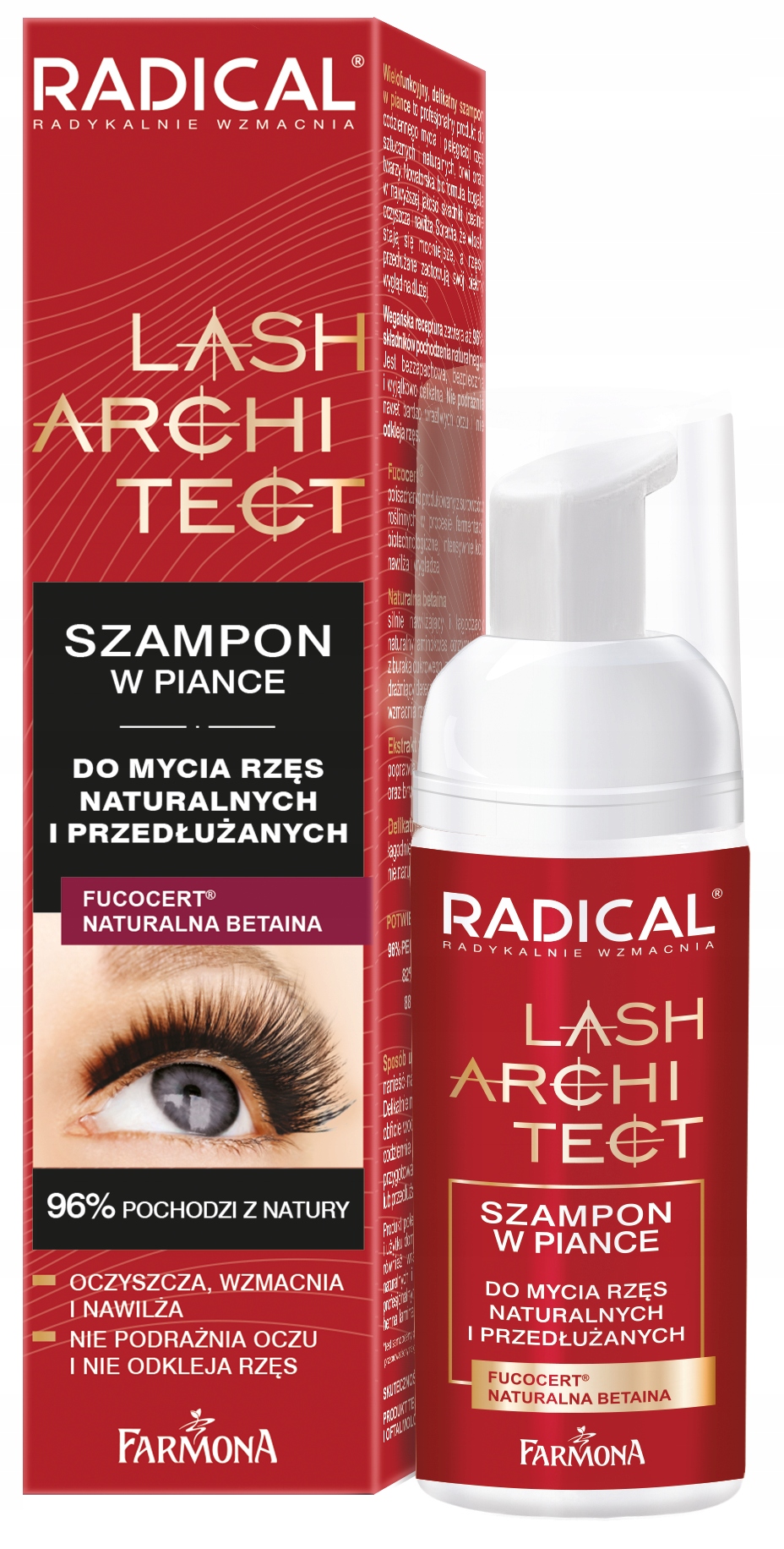 RADICAL LASH ARCHITECT Szampon w piance do rzęs