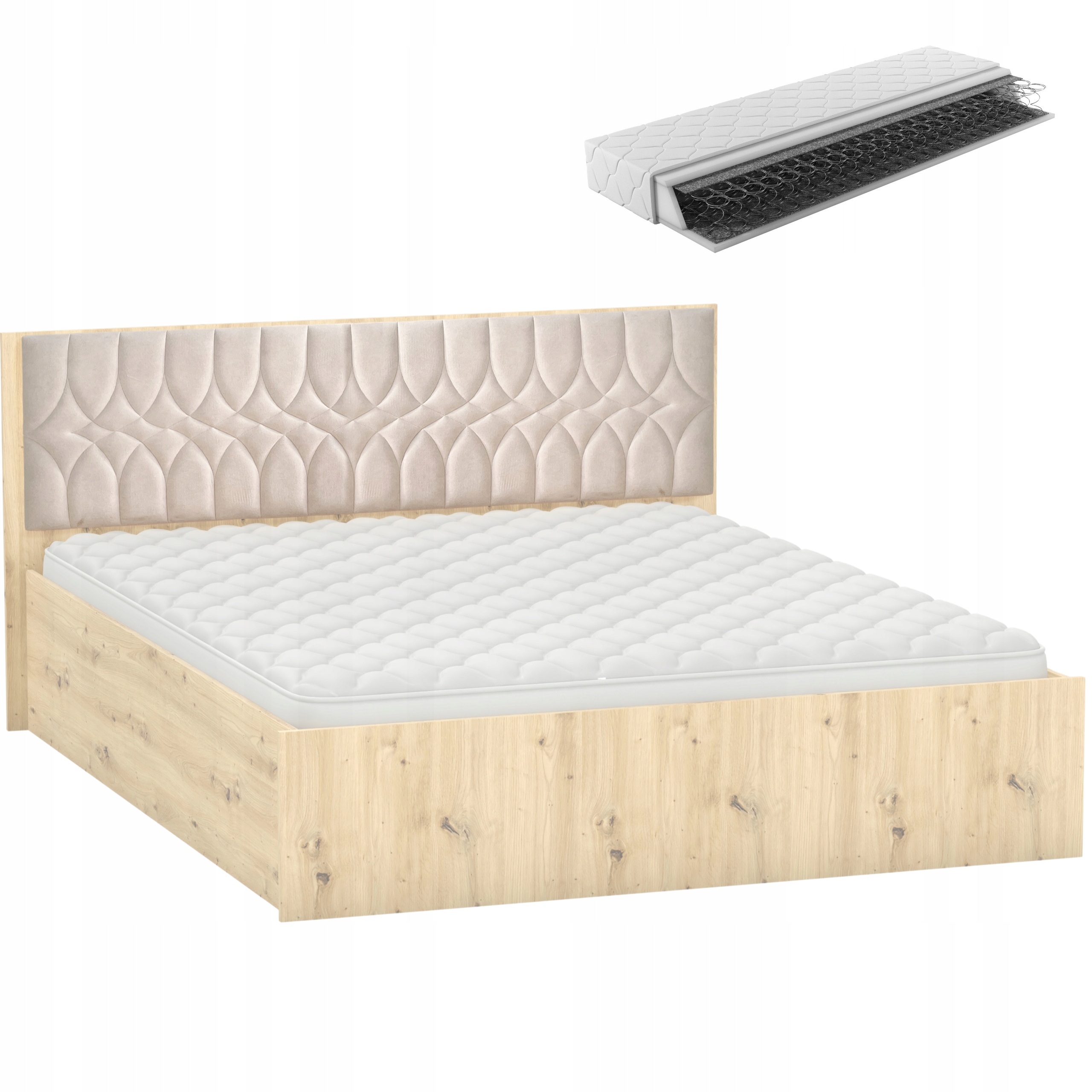 Ložnicová postel Marsylia 160x200 s matrací Fantasy artisan Výrobce