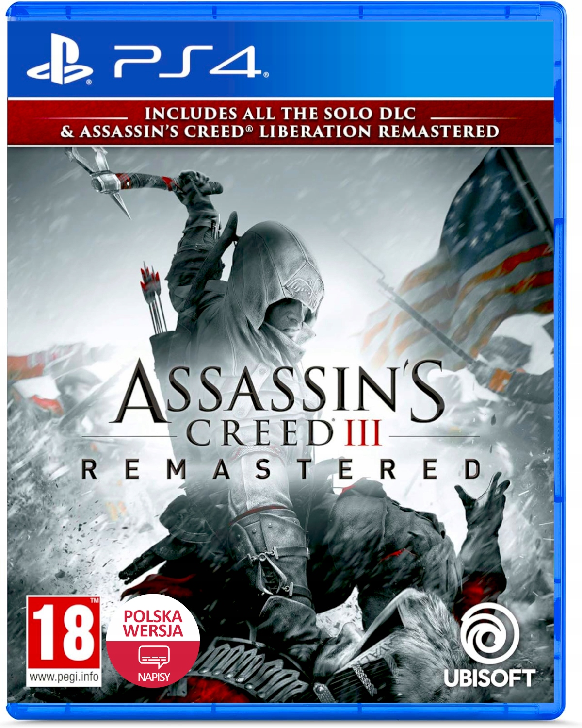 Assassin’s Creed III Remastered Liberation PL PS4 PS5 Przygodowa Akcja