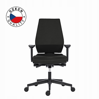 Powerton Ergo Sima Ergonomická kancelárska stolička, Čierna