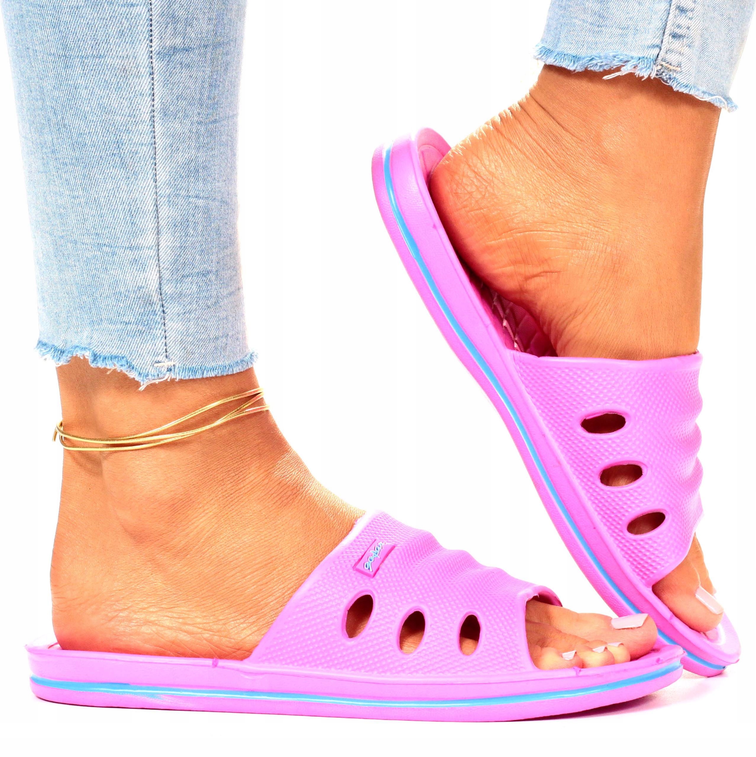 KLAPKI damskie Basenowe Plażowe pianki Lekkie Kod producenta H612