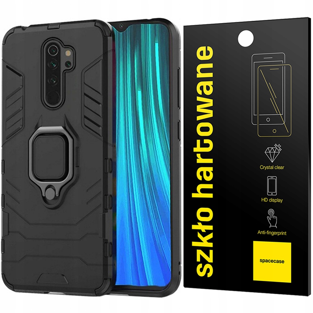 

Etui Case X-ring Do Redmi Note 8 Pro Pełne Szkło