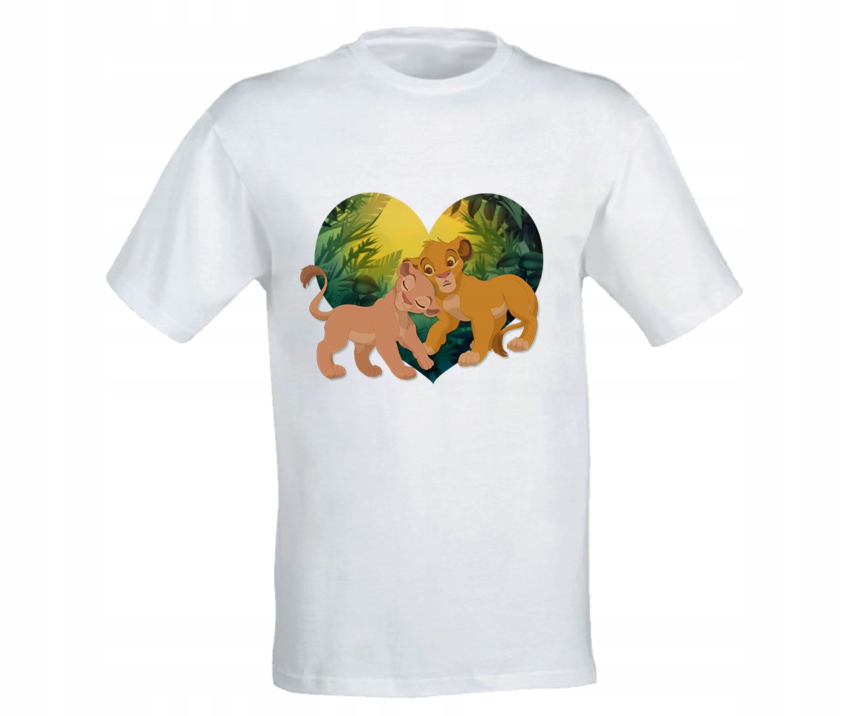 

Koszulka Dziecięca T-shirt Król Lew Simba Nala 116