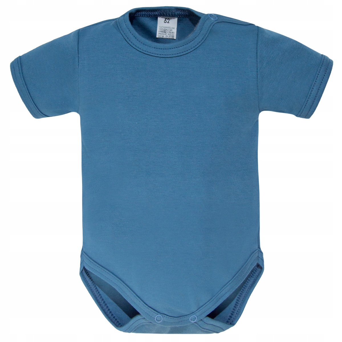 2-pak BODY KRÓTKI RĘKAW GŁADKIE szary jeans 62 Sezon wiosenny letni jesienny zimowy