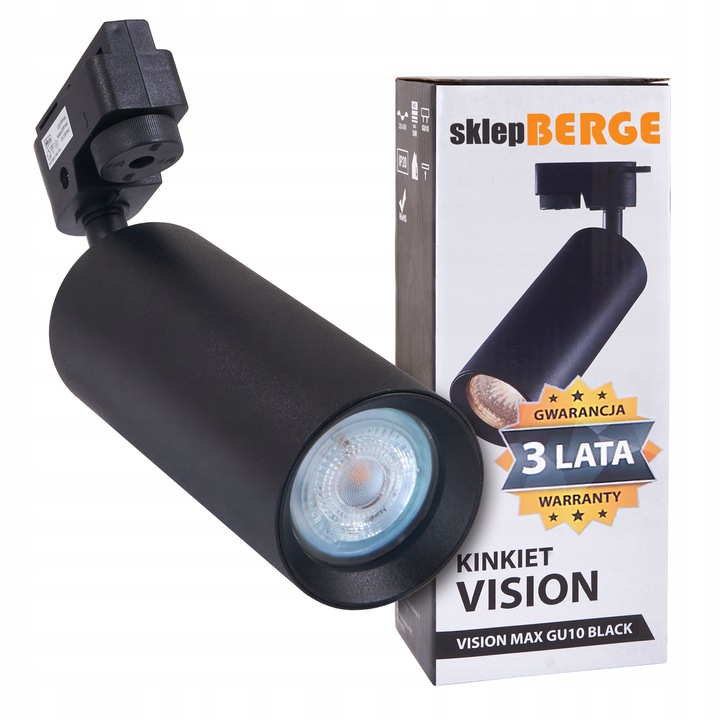 Szyna Sufitowa Reflektor LED GU10 SPOT DŁUGI 23CM