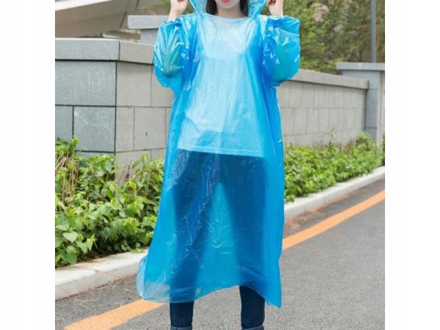 PONCZO PŁASZCZ FOLIOWY PRZECIWDESZCZOWY PELERYNA Materiał dominujący inny