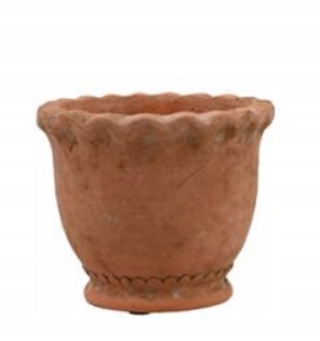 DONICZKA CEMENTOWA TERRAKOTTA11x13 OSŁONKA OZDOBNA