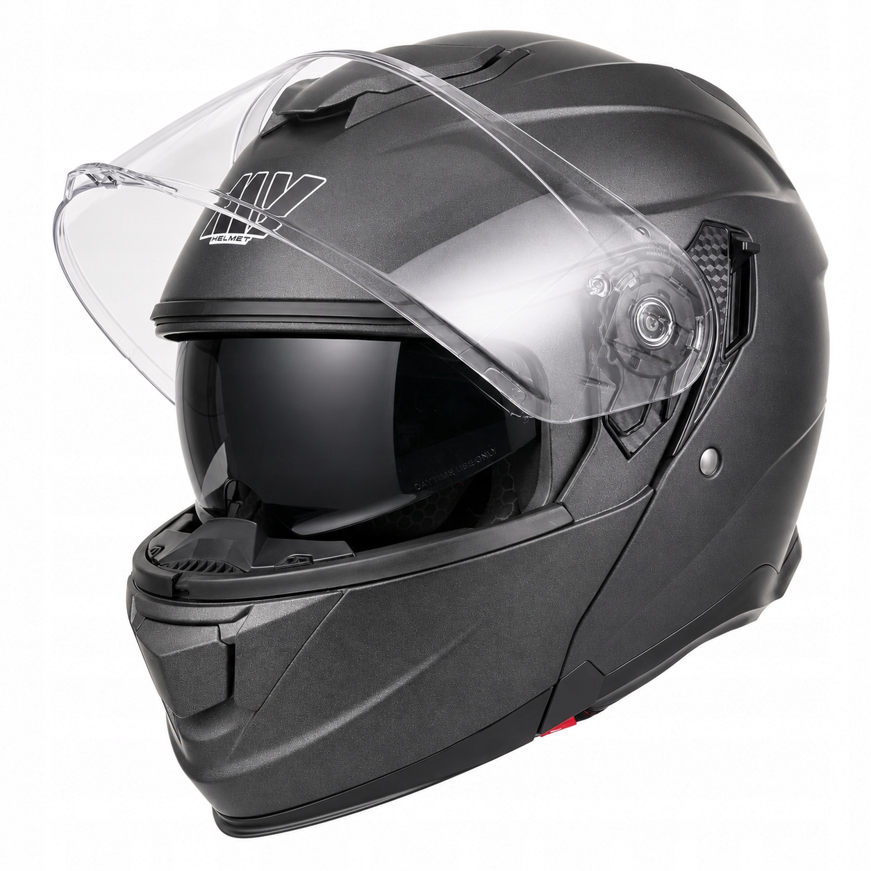 Modulárna motocyklová prilba My flip-up Ece 22.06 gray titanium M