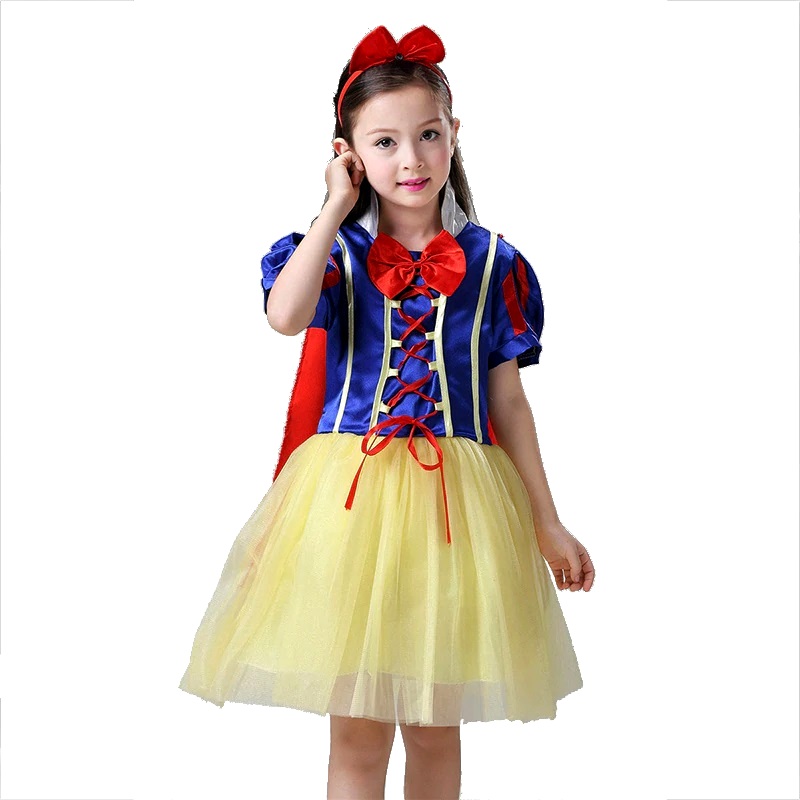 STRÓJ SUKNIA SUKIENKA BAL KRÓLEWNA ŚNIEŻKA S M L