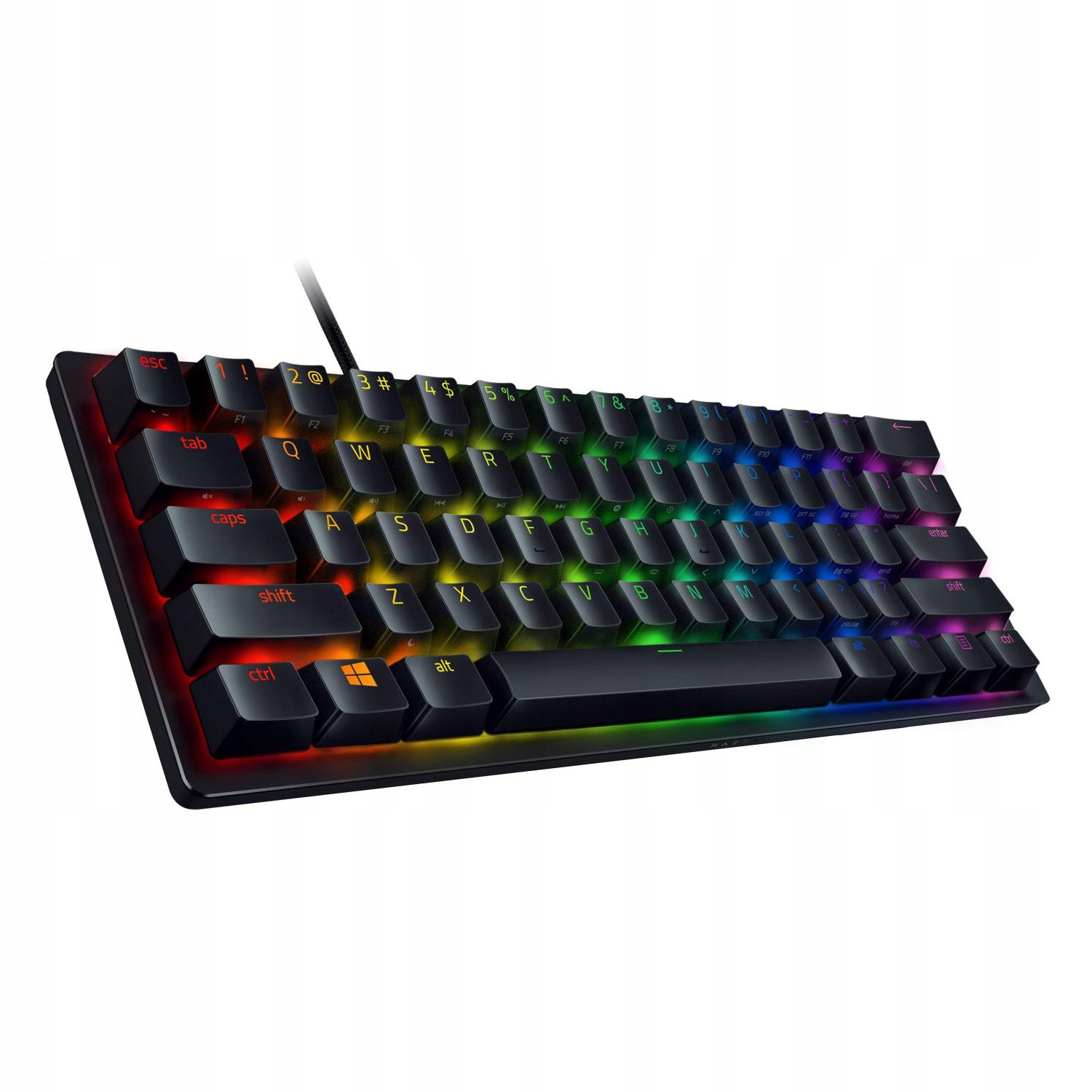 RAZER Klawiatura Gamingowa Przewodowa Huntsman Mini Clicky Optical, Czarna, układ US — 3