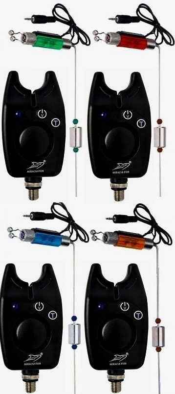 4x SYGNALIZATOR WODOODPORNY LED+ 4x SWINGER HANGER