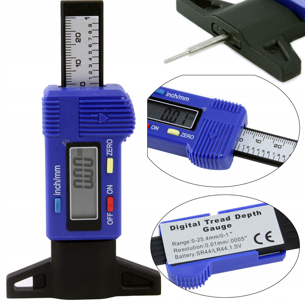 

Miernik Wysokości Bieżnika Do Opon Cyfrowy LCD