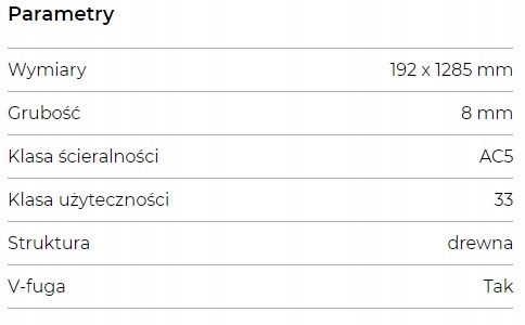 AC5 Panele podłogowe Classen Energy Dąb Cabrillo Długość 128.5 cm