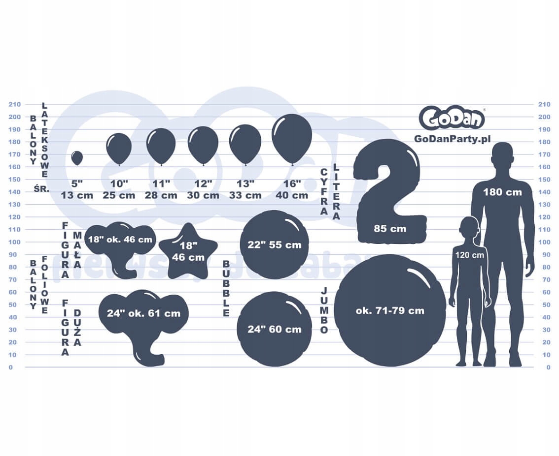 balon cyfra 1 złota  45'' 92cm |  HS-C45ZM1 — 4