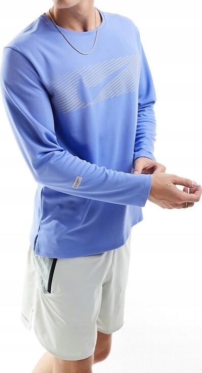 Nike koszulka sportowa długim rękawem r M męska bluzka biegania FB8552 450