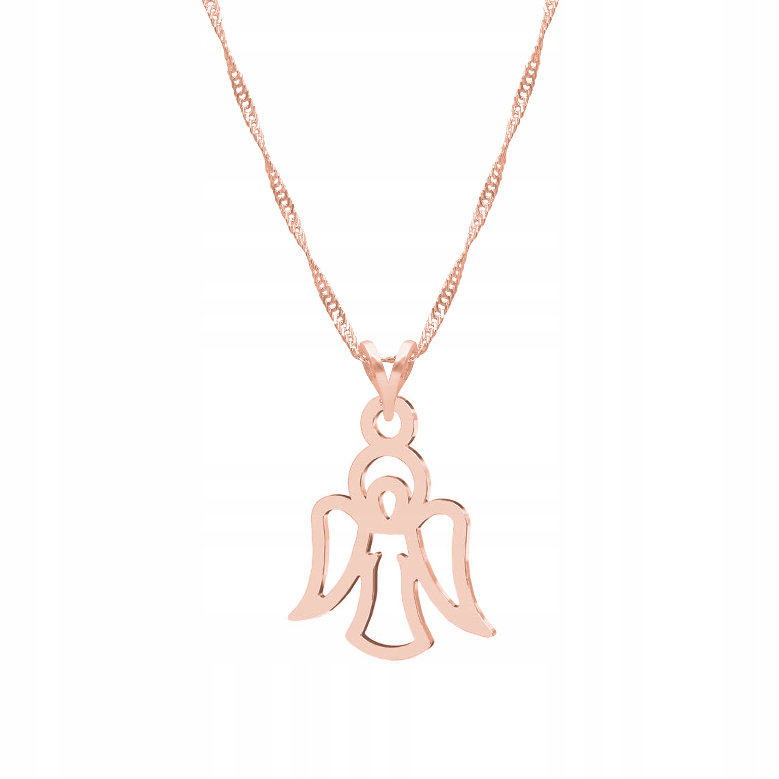 Řetízek zlatý náhrdelník 925 Andílek Anděl