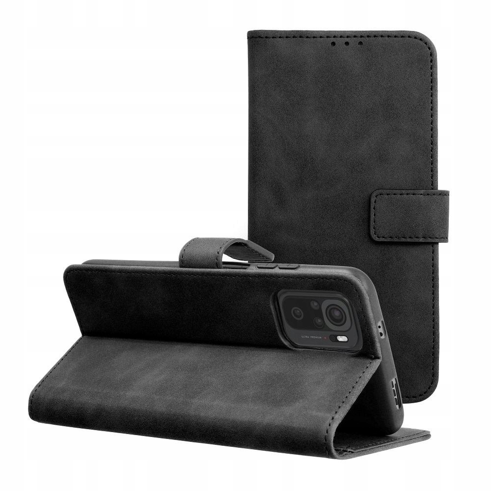 Etui z klapką na Xiaomi Redmi Note 10 10S Tender Book czarne