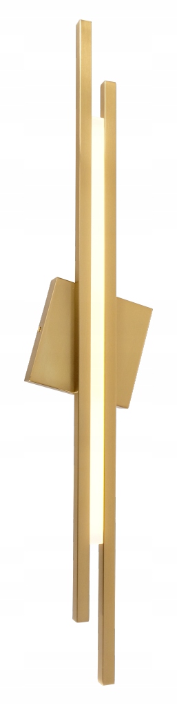 Vector Duo nástenná lampa 90 cm, minimalistická, moderná, zlatá