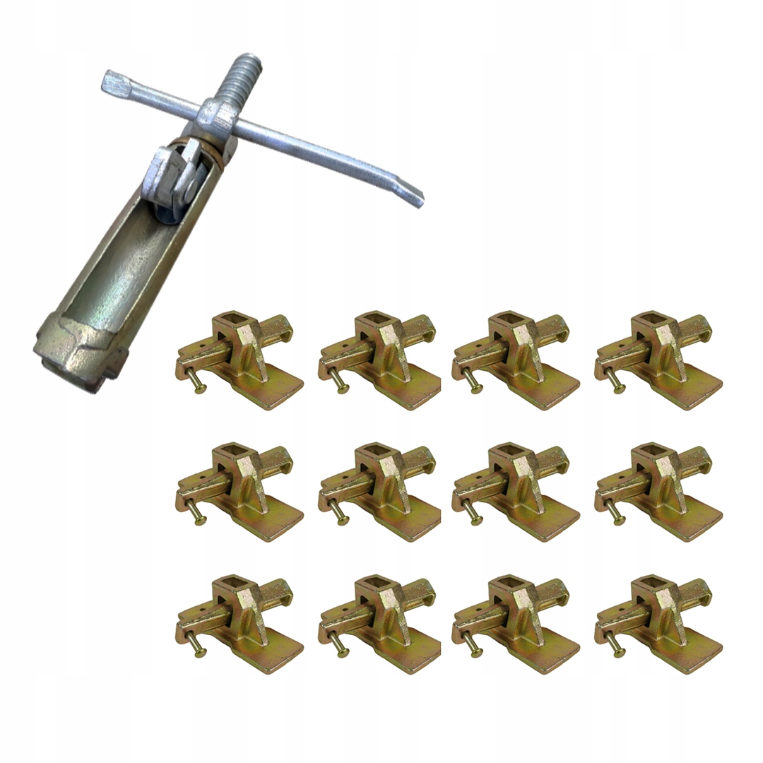 Żabka Klinowa Żabki Zacisk Spinki OCYNK 200x+klucz