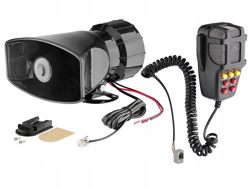 SYRENA ALARM MEGAFON 7 TONOWA 100W POLICYJNA