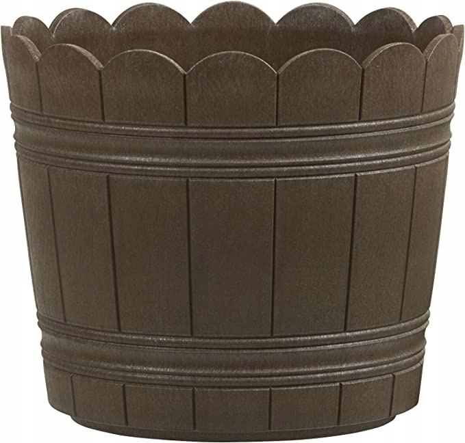 

Brązowa doniczka Country 24 cm osłonka balkonowa