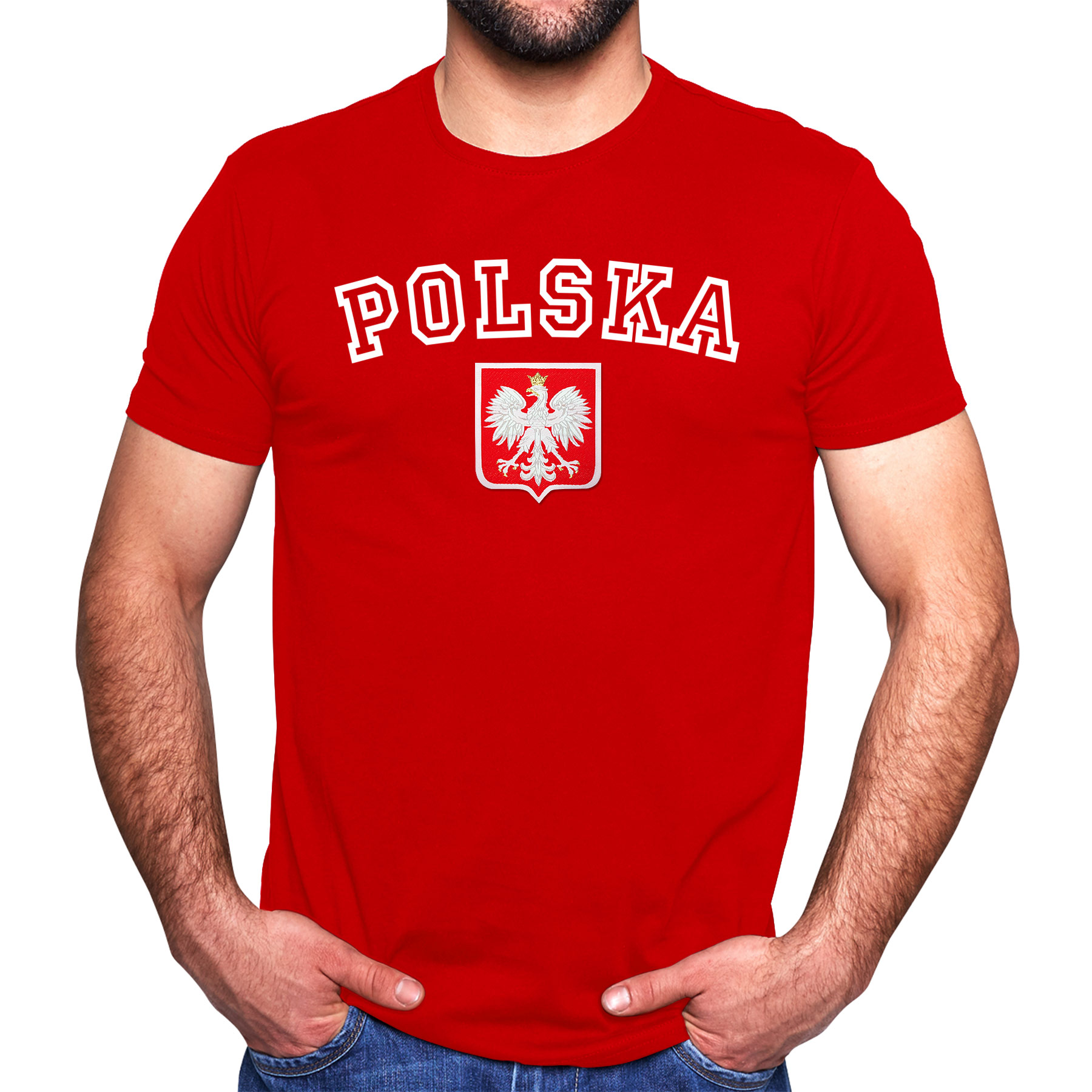 

Koszulka Polska Orzeł Godło (M):: XXL,: czerwony