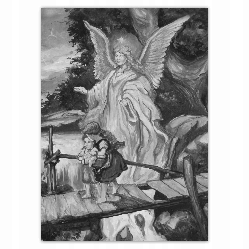 

Naklejki 50x70 Prezent na chrzciny Anioł