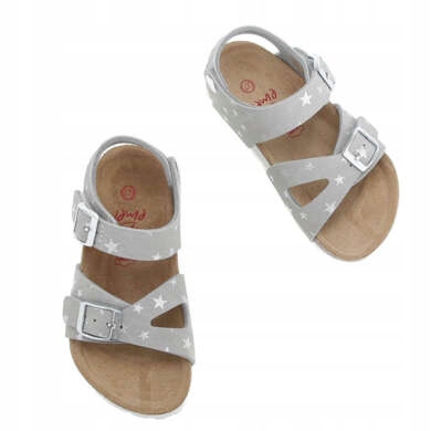 EMEL SANDAŁKI E 1903-5 Szary gwiazdki R 26 Rozmiar 26