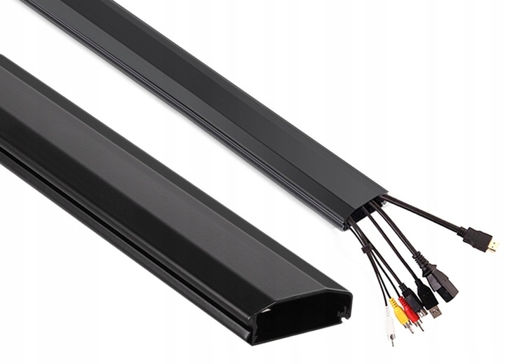 

Listwa Maskująca Do Kabli MC-693 Czarna Aluminiowa