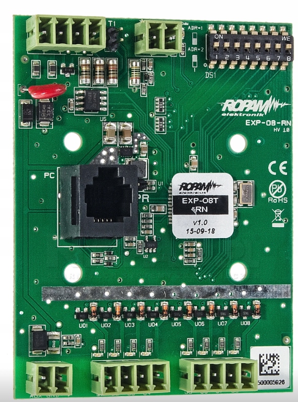 Ropam Expandér 8 výstupov modul EXP-O8T-RN Nový